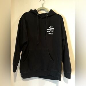 Anti Social Social Club Black Hoodie Streetwear